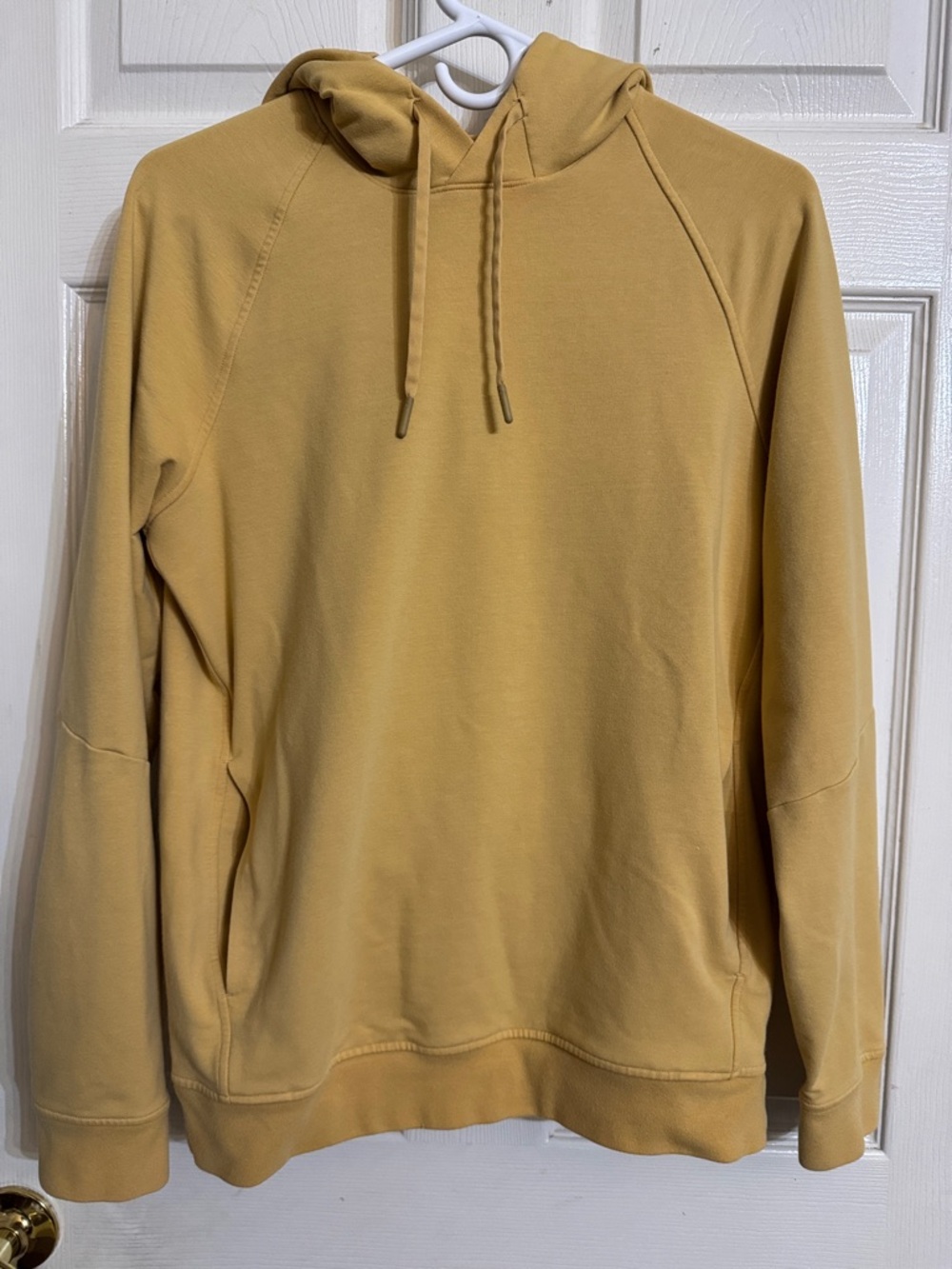 Lululemon City Sweat Pullover Hoodie French Terry Men’s Gold Sz Small
